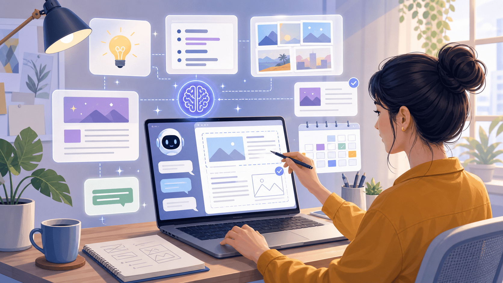 Cara Menggunakan AI untuk Membantu Membuat Konten Digital (Panduan Praktis)