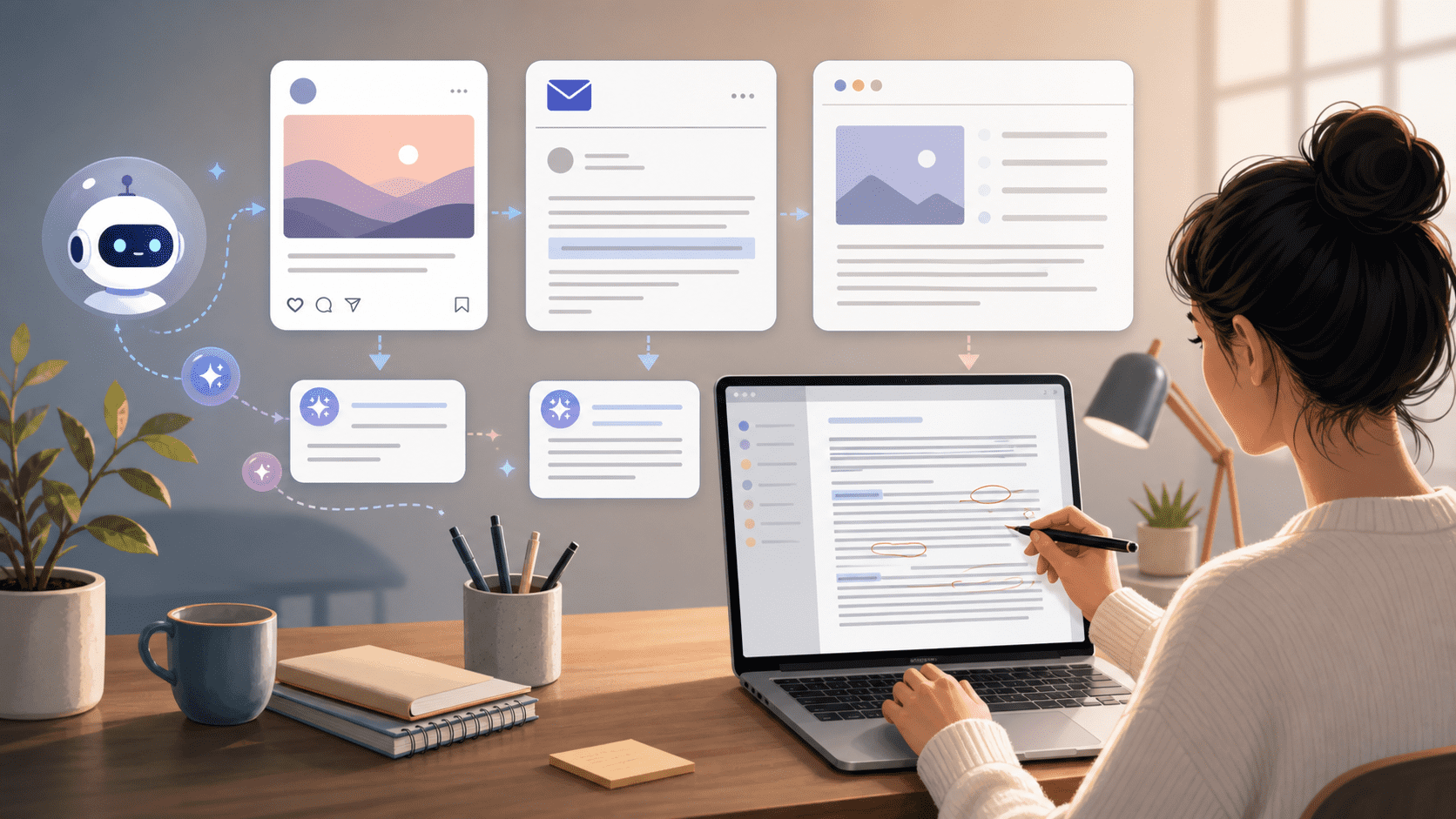 Cara Pakai AI untuk Menulis Caption, Email, dan Artikel Blog