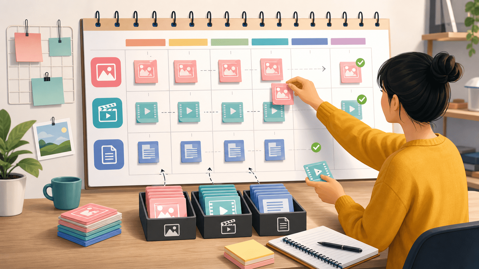 Cara Membuat Kalender Konten 1 Bulan untuk Instagram, TikTok, dan Blog