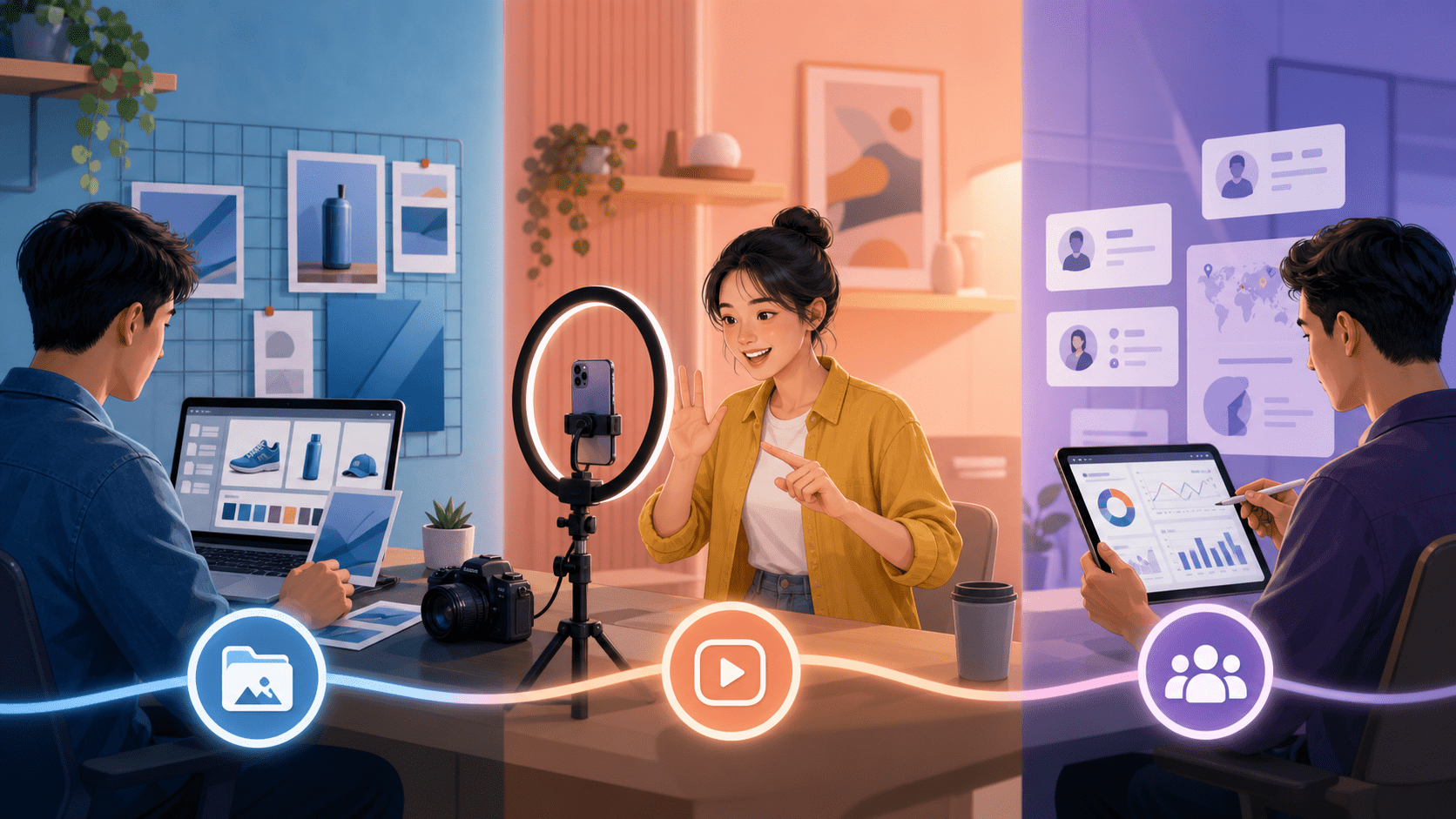 Perbedaan Digital Creator, Content Creator, dan Digital Marketer: Mana yang Cocok untukmu?